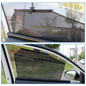 1 ΤΕΜ Αξεσουάρ Universal Car Styling Αξεσουάρ Sun Side Shade Window Κουρτίνα Μπροστινό/πίσω τζάμι Κάλυμμα UV Protection Sunshade