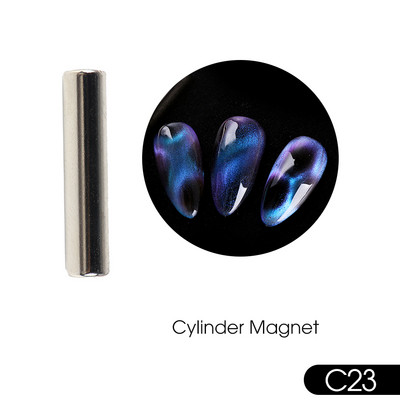 25 Styles Magnet Fr Gēla laka Nagu rīks Cat Eye Magnet Nail Art Stick 3D Multi Line Strip Effect Magnētiskais pildspalvas manikīrs LE1612