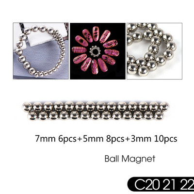 25 Styles Magnet Fr Gēla laka Nagu rīks Cat Eye Magnet Nail Art Stick 3D Multi Line Strip Effect Magnētiskais pildspalvas manikīrs LE1612