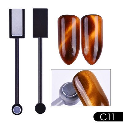 25 Styles Magnet Fr Gēla laka Nagu rīks Cat Eye Magnet Nail Art Stick 3D Multi Line Strip Effect Magnētiskais pildspalvas manikīrs LE1612
