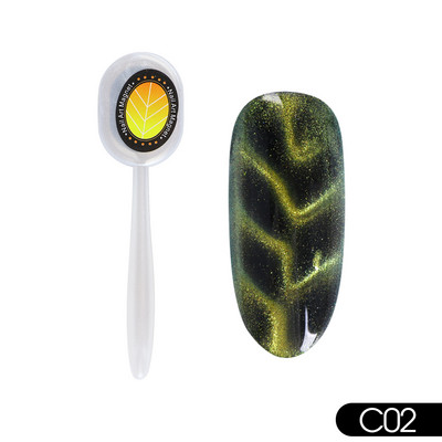 25 Styles Magnet Fr Gēla laka Nagu rīks Cat Eye Magnet Nail Art Stick 3D Multi Line Strip Effect Magnētiskais pildspalvas manikīrs LE1612