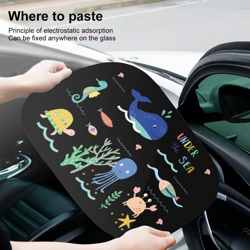 Umbrire de soare masina Geam lateral Parasolar Capac pentru copii Adulti Adsorbtie Spate Geam Auto Geam Parasolar Plasa