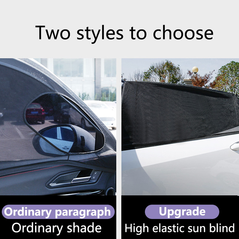 Napellenző autóablak-ernyők Szúnyogháló Napvédő Hátsó oldal Gyerekek Baba Uv Protect Perspective Block Hálós napernyő autóablakhoz