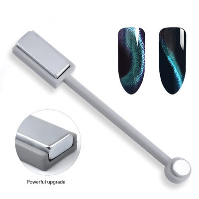 Divgalvu spēcīga magnētiskā pildspalva instrumenti nagu mākslas magnēta stick 9D Cat Magnetic nagu želejas lakas līnijas sloksnes efektam