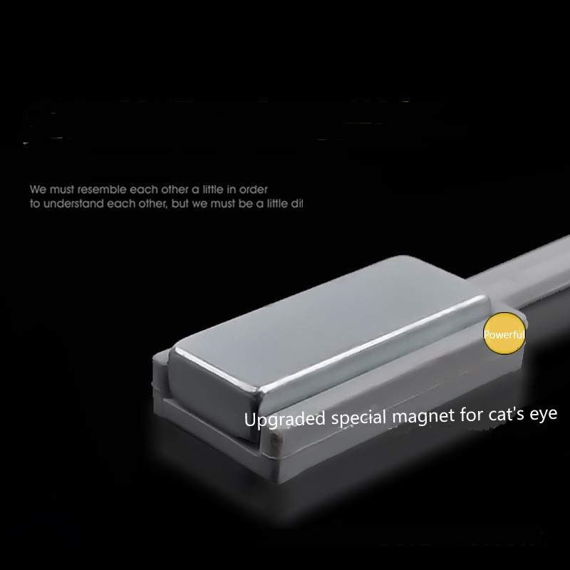 Dvigubos galvutės stiprus magnetinis rašiklis Nagų dailės magnetas 9D Cat Magnetinis nagų gelio lako linijos juostelės efektui