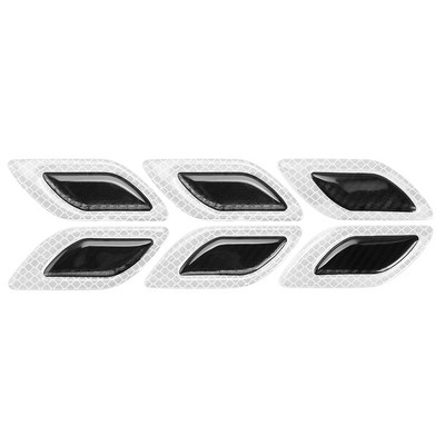 3D automobilio šviesą atspindinčios uodegos nuo susidūrimo juostelės anglies pluošto buferio juostelės, saugos įspėjamoji juosta, saugus atšvaitas, lipdukai dekoras