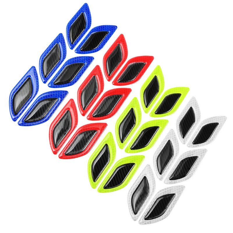 3D automobilio šviesą atspindinčios uodegos nuo susidūrimo juostelės anglies pluošto buferio juostelės, saugos įspėjamoji juosta, saugus atšvaitas, lipdukai dekoras