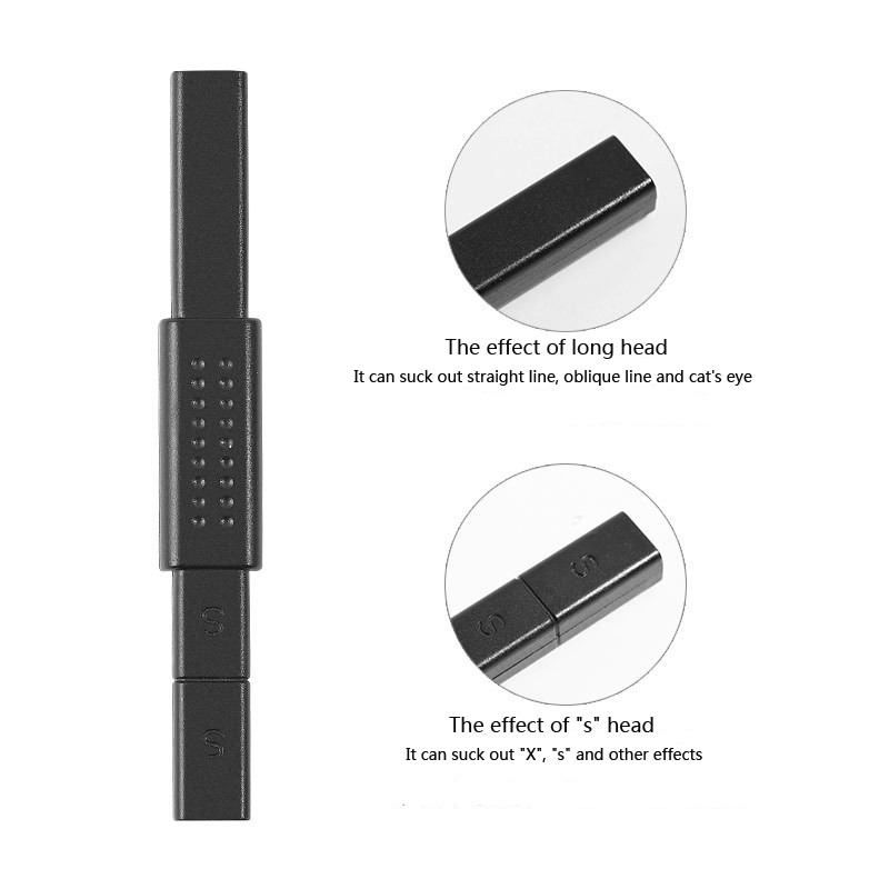 Naujas Nail Magnet Pen Cat Eyes Magnet Stick Magnet Pen Tool Cat Eye Gelinis nagų lakas Nagų Dailė 3D Magnetinio efekto lipduko dizainas