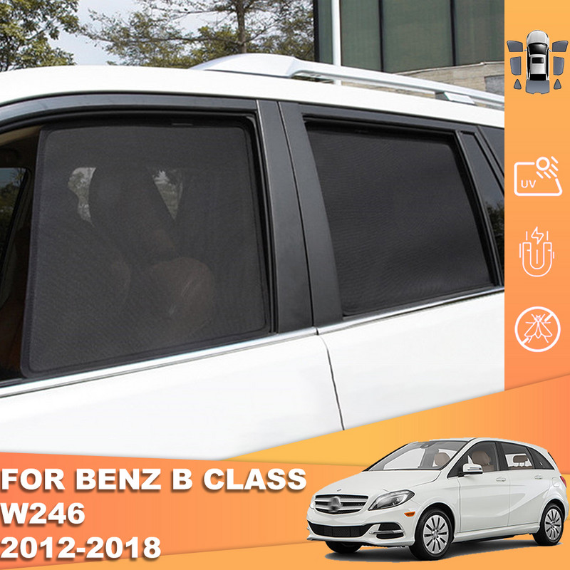 Mercedes Benz B Class W246 2011-2019 200 220 autó napernyőhöz Mágneses első szélvédő függöny hátsó oldalablak napellenző