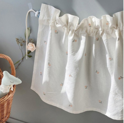 Ins Style Kawaii Baby Car Függöny Hímzett Gyermek Napvédő Napvédő Ablakfüggöny UV Védő ablakernyők