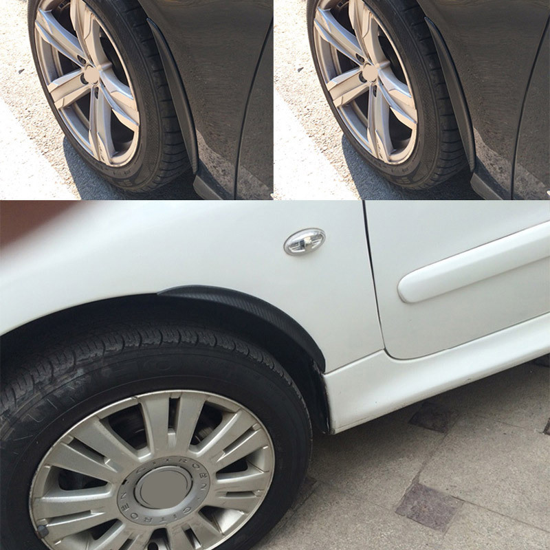 1 pora automobilio ratų antakių buferio apsaugos nuo susidūrimo juostelės sparno apdaila su sparno arkos dekoravimo lipduku, apsaugančiu lipduku