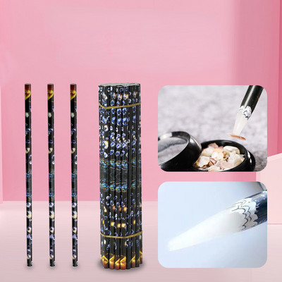 10db Professzionális körömpöttyöző eszköz gyöngyök drágakövek szegszedő Nail Art Design viasztoll strasszos Pick Up Point fúró ceruzával