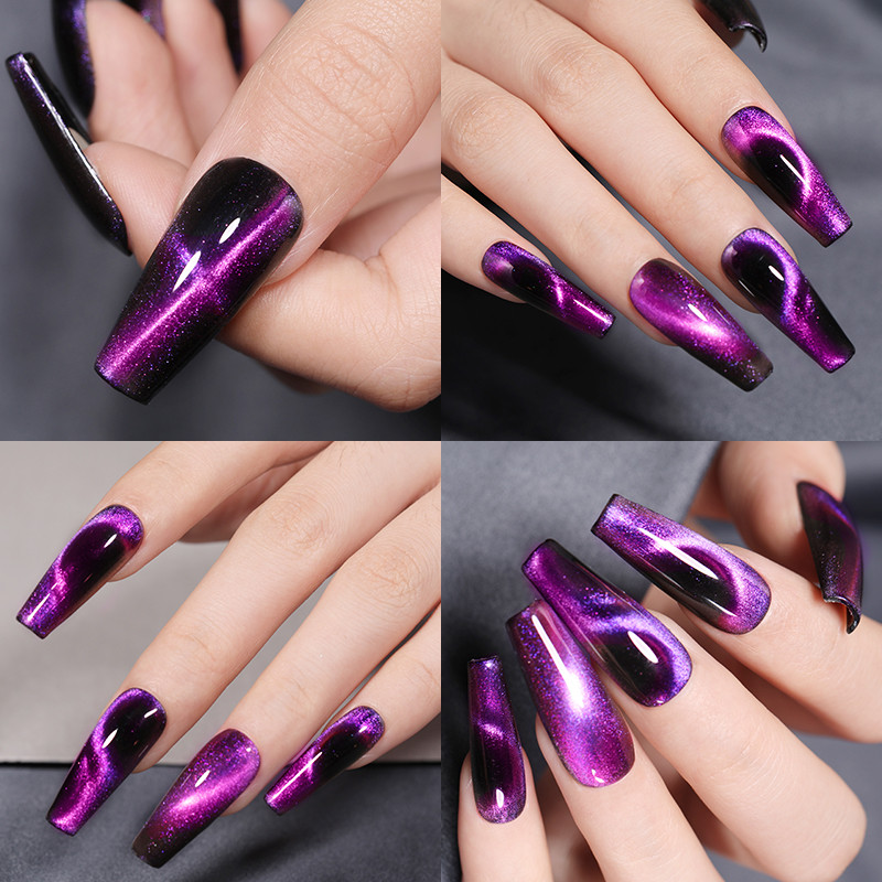 1vnt Cat Magnetic Stick Magnet Pen nagų manikiūro įrankis Cat Magnetic Nagų lakas Nagų dailė 9D specialus magnetinio efekto dizainas