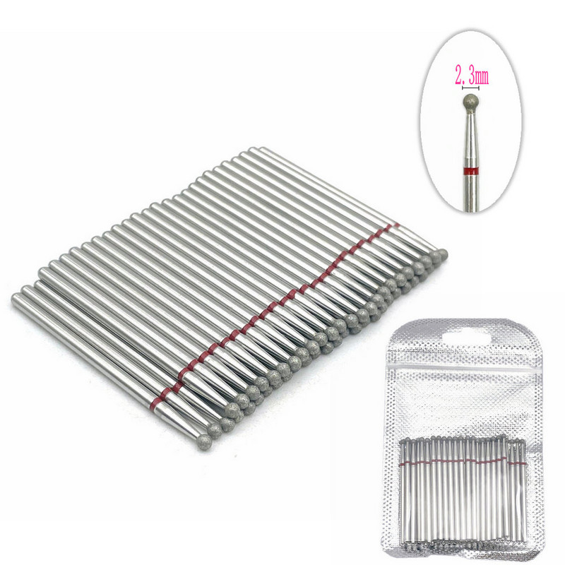 50db D sorozat gömb alakú köröm gyémánt fúrófej elektromos manikűr géphez tartozékok körömmarók vágó CE átadva