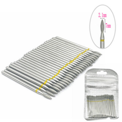 Set de burghie cu diamante pentru unghii, 50 de buc, pentru frezarea unghiilor, tăietor de curățare a cuticulelor, accesorii pentru tăietorul de unghii, instrument pentru îndepărtarea pielii moarte