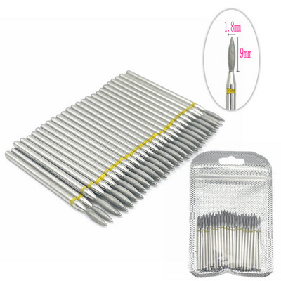 Set de burghie cu diamante pentru unghii, 50 de buc, pentru frezarea unghiilor, tăietor de curățare a cuticulelor, accesorii pentru tăietorul de unghii, instrument pentru îndepărtarea pielii moarte