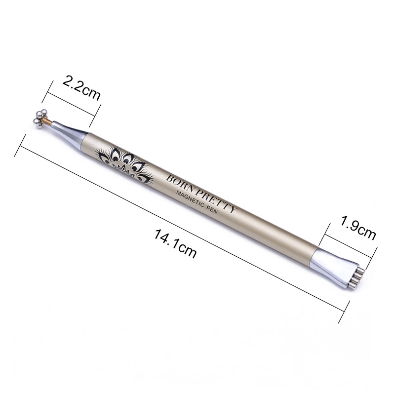 BORN PRETTY Magnetics Stick Flower Strip Pattern Magnet Pen For Gel Lak Gel Lak za nokte Magnetska ploča Sve za manikuru