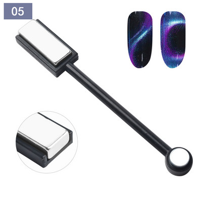 1kom Nail Art Magnet Stick Efekt mačjeg oka Snažni magnetni alat za nokte koji se može koristiti za poliranje noktiju UV gelom za mačke