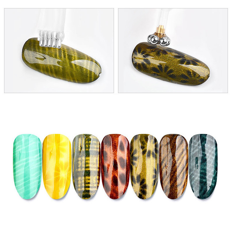 1kom Nail Art Magnet Stick Efekt mačjeg oka Snažni magnetni alat za nokte koji se može koristiti za poliranje noktiju UV gelom za mačke
