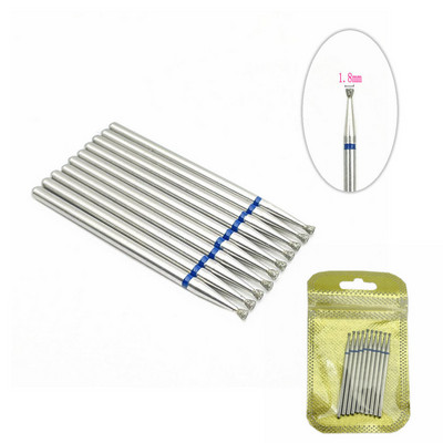 10 tk küünefreesi komplekt Teemantkivist elektriline maniküüri puurid küünepuurid küünenaha puhastusotsakud Burri tarvikud küünekunst