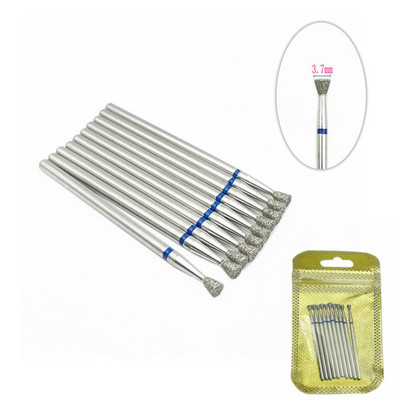 10 tk küünefreesi komplekt Teemantkivist elektriline maniküüri puurid küünepuurid küünenaha puhastusotsakud Burri tarvikud küünekunst