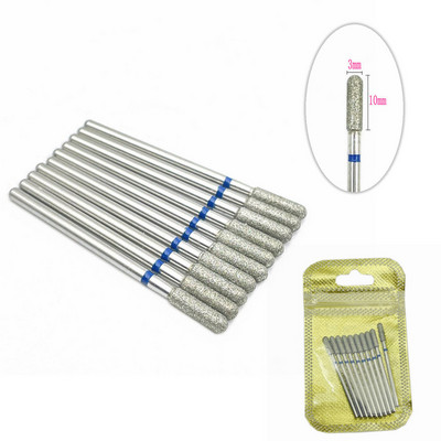 10 tk küünefreesi komplekt Teemantkivist elektriline maniküüri puurid küünepuurid küünenaha puhastusotsakud Burri tarvikud küünekunst