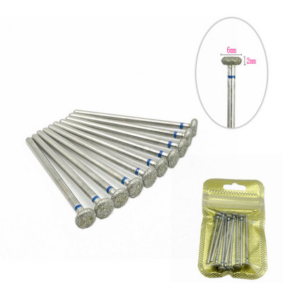 10 tk küünefreesi komplekt Teemantkivist elektriline maniküüri puurid küünepuurid küünenaha puhastusotsakud Burri tarvikud küünekunst