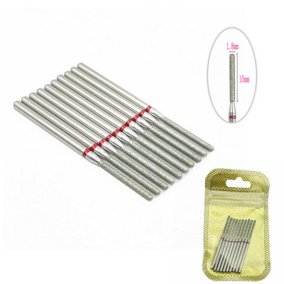 10 tk küünefreesi komplekt Teemantkivist elektriline maniküüri puurid küünepuurid küünenaha puhastusotsakud Burri tarvikud küünekunst