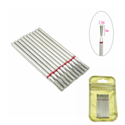 10 tk küünefreesi komplekt Teemantkivist elektriline maniküüri puurid küünepuurid küünenaha puhastusotsakud Burri tarvikud küünekunst