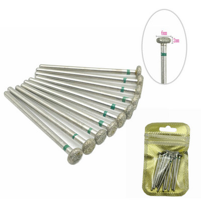 10 tk küünefreesi komplekt Teemantkivist elektriline maniküüri puurid küünepuurid küünenaha puhastusotsakud Burri tarvikud küünekunst