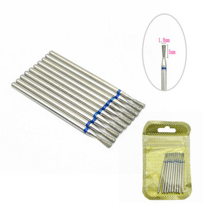 10 tk küünefreesi komplekt Teemantkivist elektriline maniküüri puurid küünepuurid küünenaha puhastusotsakud Burri tarvikud küünekunst