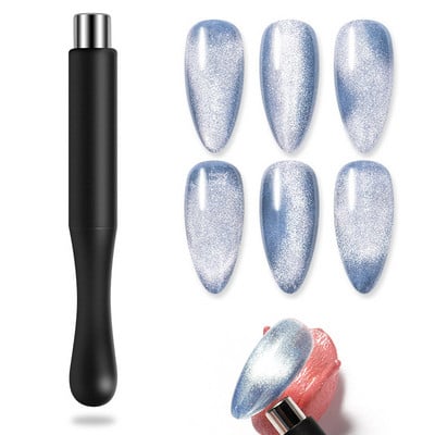 Magnetic Nail Art Stick 3D ισχυρός μαγνήτης κατάλληλος για γυαλιστικό τζελ ματιών γάτας Beauty Nail Tools Εργαλεία διακόσμησης νυχιών