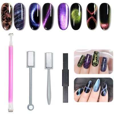 Cat Eye Dedicated Magnet Stick for Manicure Nails Design Designs Double Head 3D Designs Magnet Stick Polish Gel Nail Art Decor