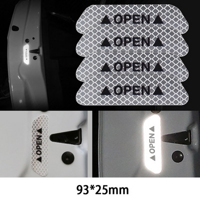 Automatinės šviesą atspindinčios juostelės, įspėjamieji fluorescenciniai lipdukai, apsaugantys nuo įbrėžimų automobilių priedai, skirti BMW E46 E90 E60 E39 F30 F10 E36 F20 G20 G30