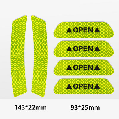 Automatinės šviesą atspindinčios juostelės, įspėjamieji fluorescenciniai lipdukai, apsaugantys nuo įbrėžimų automobilių priedai, skirti BMW E46 E90 E60 E39 F30 F10 E36 F20 G20 G30