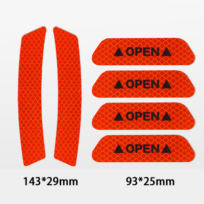 Automatinės šviesą atspindinčios juostelės, įspėjamieji fluorescenciniai lipdukai, apsaugantys nuo įbrėžimų automobilių priedai, skirti BMW E46 E90 E60 E39 F30 F10 E36 F20 G20 G30