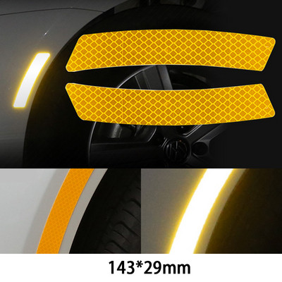 Automatinės šviesą atspindinčios juostelės, įspėjamieji fluorescenciniai lipdukai, apsaugantys nuo įbrėžimų automobilių priedai, skirti BMW E46 E90 E60 E39 F30 F10 E36 F20 G20 G30