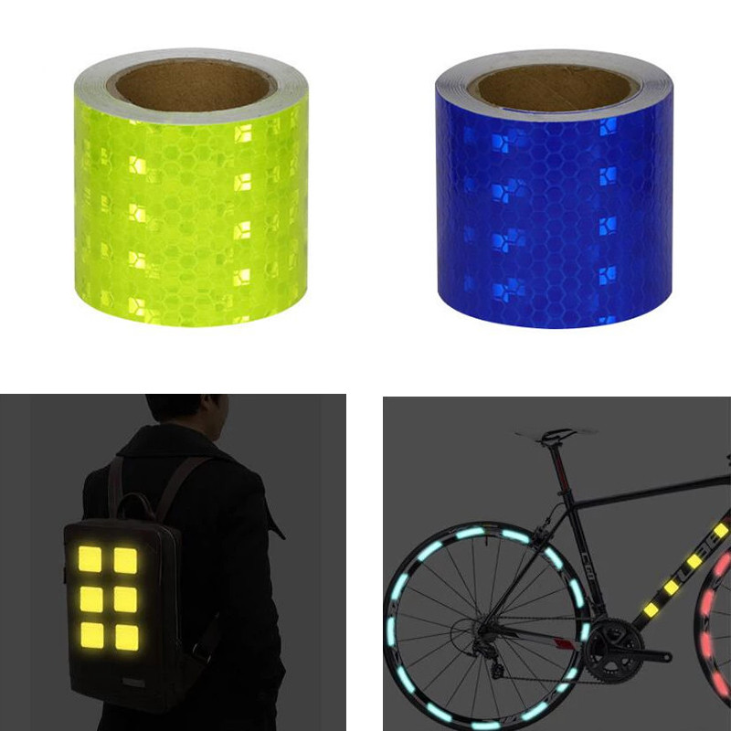 Veekindel kulumiskindel auto ohutusmärgi hoiatuslint Tugev helkurkleebised autode jalgrataste mootorratta sisustustarvikutele