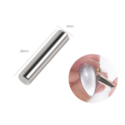 Új Cat Eye Nail Magetic Stick erős hatású mágnestábla Cat Eye Gelhez 3D Line Strip Effect többfunkciós mágneses toll eszköz