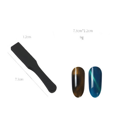 Új Cat Eye Nail Magetic Stick erős hatású mágnestábla Cat Eye Gelhez 3D Line Strip Effect többfunkciós mágneses toll eszköz