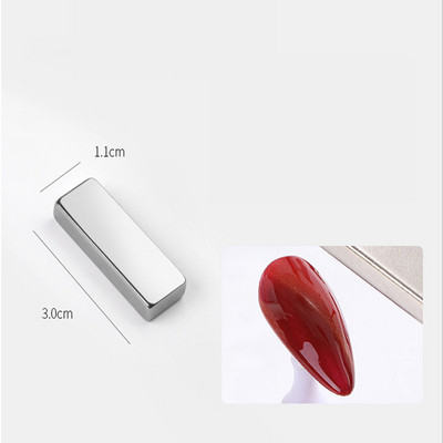Új Cat Eye Nail Magetic Stick erős hatású mágnestábla Cat Eye Gelhez 3D Line Strip Effect többfunkciós mágneses toll eszköz