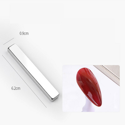 Új Cat Eye Nail Magetic Stick erős hatású mágnestábla Cat Eye Gelhez 3D Line Strip Effect többfunkciós mágneses toll eszköz