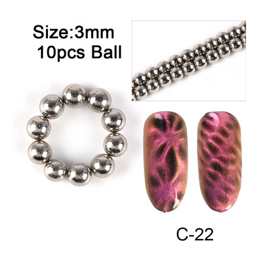 Magic Cat Eye Nail Art Magnet Stick Board 3D Line Strip Effect Jaka magnetna olovka Kuglice za gel lak za nokte DIY Alat 1612