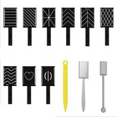 9/12PCS Magnet Nail Art Polish Set alata, Cat Eye Gel Polish 3d Gel nokti Cat Eye plastični alat-prikladan za DIY 3d Magnetic Salon
