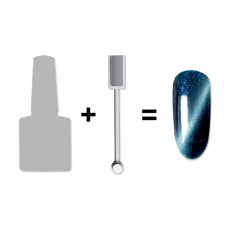 Köröm Szerszám Mágnes Pen Cat Eye Gel Polish Beauty Decoration Magnet Stick 3D Line Strip Effect Erős Mágneses Toll Eszközök Gél