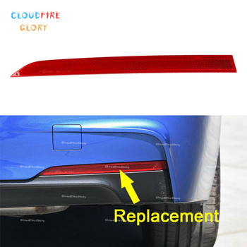 CloudFireGlory Αριστερό ή Δεξί ανακλαστήρα πίσω προφυλακτήρα κόκκινο για BMW Σειρά 3 F30 F31 M Sport 328i 335i 2012-
