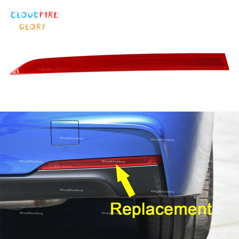 CloudFireGlory bal vagy jobb hátsó lökhárító marker fényvisszaverő piros BMW 3-Series F30 F31 M Sport 328i 335i 2012-hez