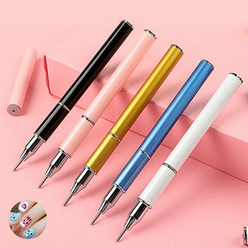 Εξοπλισμός DIY Art Dual-Ended Diamond Point Drill Still Picking Tool Picking Nail Rhinestone Picker Wax Pencil