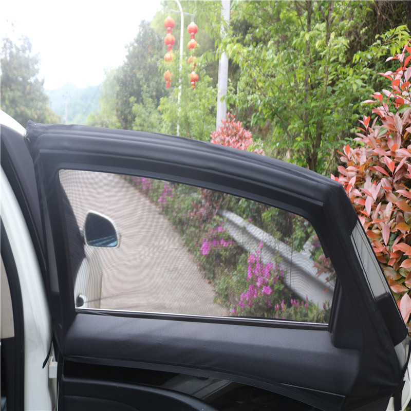 4 buc plasă SUV umbrire mașină umbrire respirabilă umbrire mașină protecție cu plasă de țânțari se potrivește cu majoritatea huselor mașinii geam complet