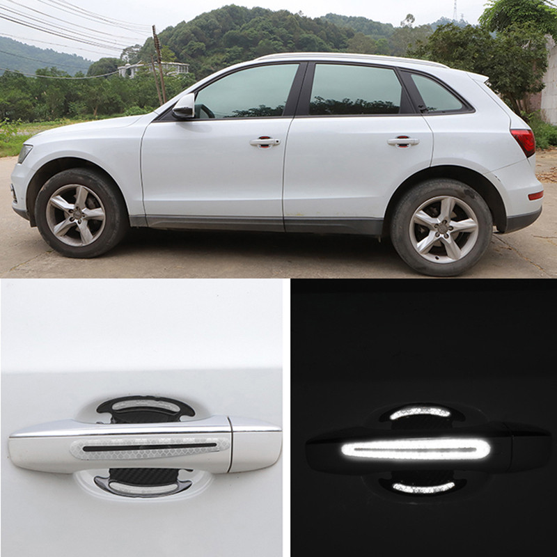 UEESHOP 3D auto reflektirajuća naljepnica traka reflektor blatobrana traka upozorenja branik ručka vrata poklopac zdjele vanjski dodaci automobila vruće